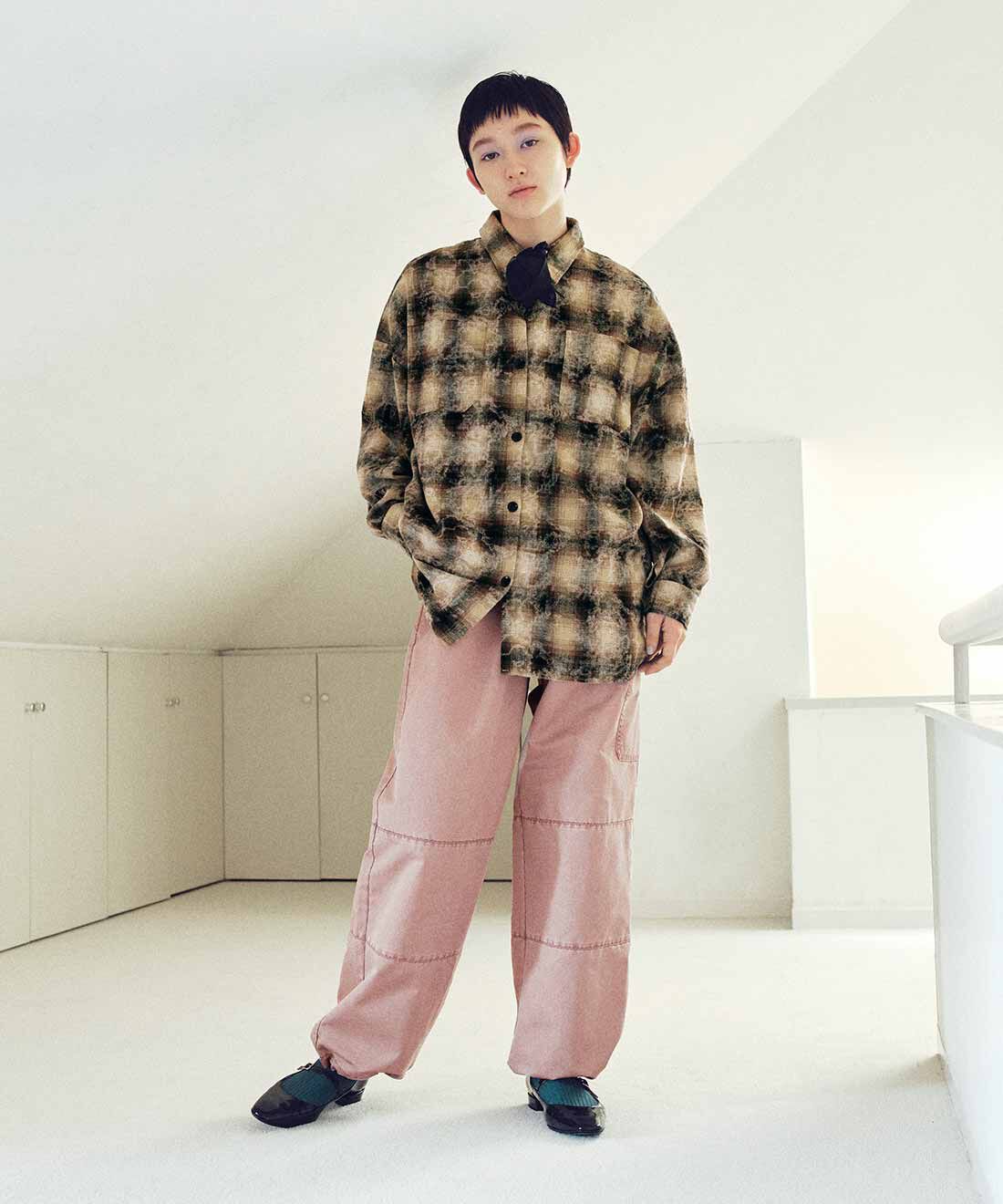MEDE19F|MEDE19F　製品加工をほどこしたミリタリーパンツ