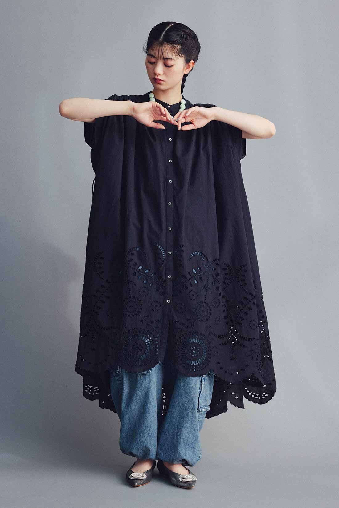 MEDE19F|MEDE19F　〈MADE IN INDIA COLLECTION〉シフリー刺しゅうワンピース