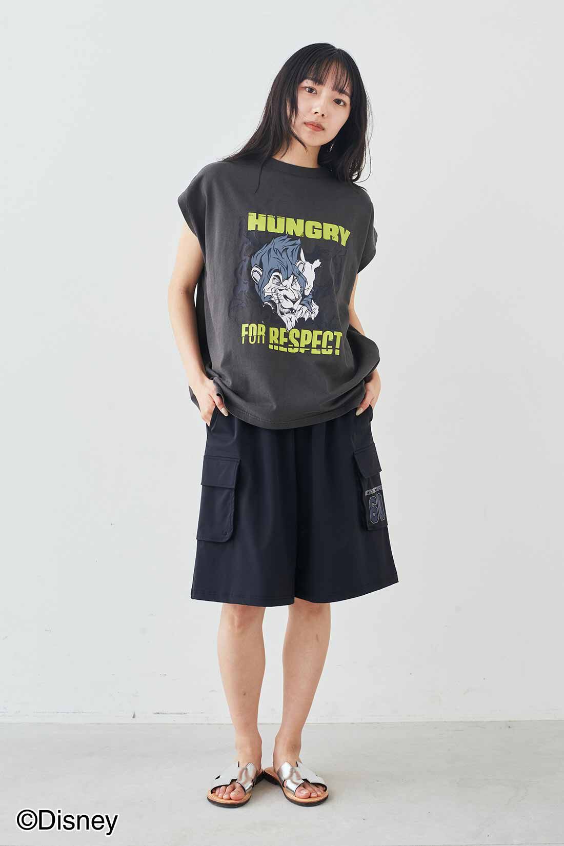 MEDE19F|MEDE19F　【Disney】古着屋でみつけたようなノースリーブTシャツの会〈ヴィランズ〉|モデル身長：163cm　着用サイズ：M