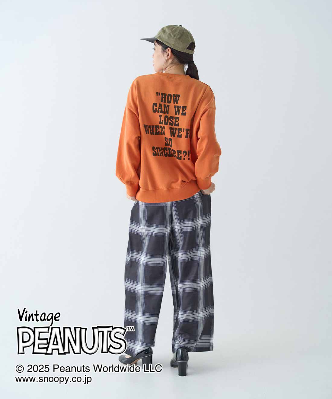 MEDE19F|MEDE19F　PEANUTS 古着屋でみつけたようなスウェット
