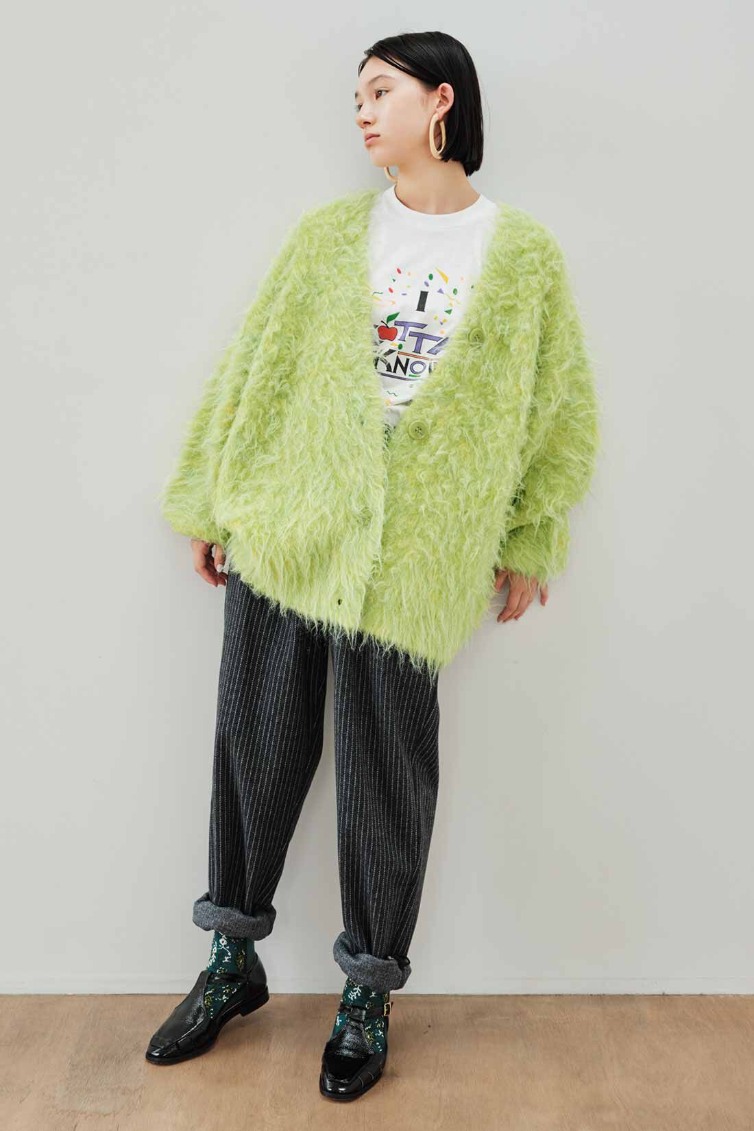 MEDE19F|MEDE19F ドギーヘアーカーディガン|※商品の色は、イメージ画像やモデルの着用画像ではなく、 商品画像の色を参考にしてください