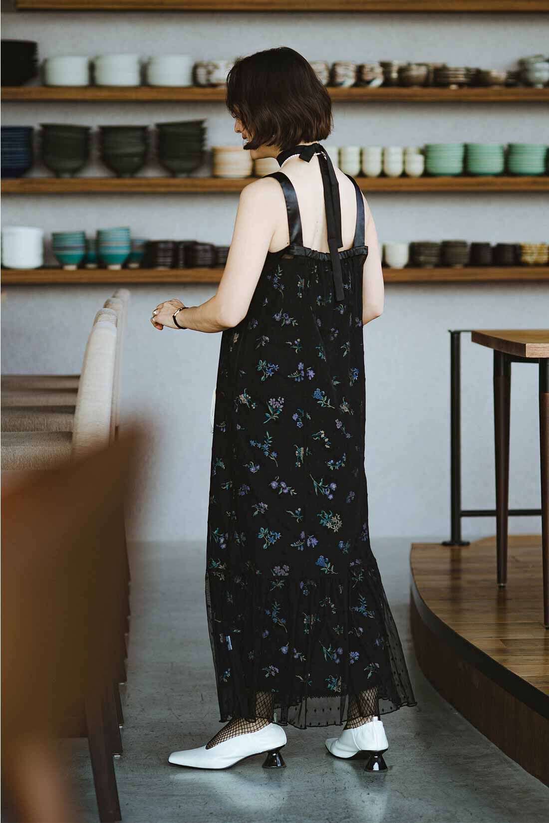 MEDE19F [メデ・ジュウキュウ]|MEDE19F　高山 都さんコラボ キャミワンピースセット〈ブラック〉