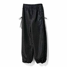 MEDE19F | MEDE19F　撥水加工 ドット柄パンツ〈ブラック〉