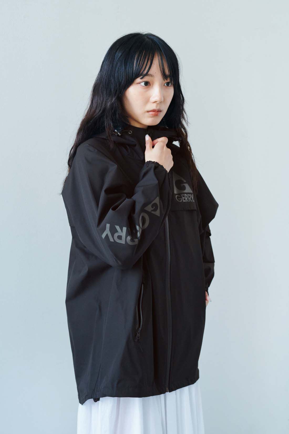 MEDE19F|【MEDE19F】GERRY（R）for MEDE19F 2.5レイヤーマウンテンパーカー〈ブラック〉