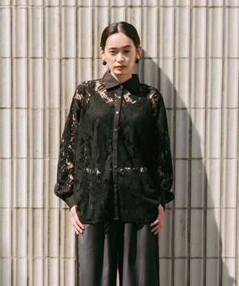 MEDE19F [メデ・ジュウキュウ] | レースドレスシャツ
