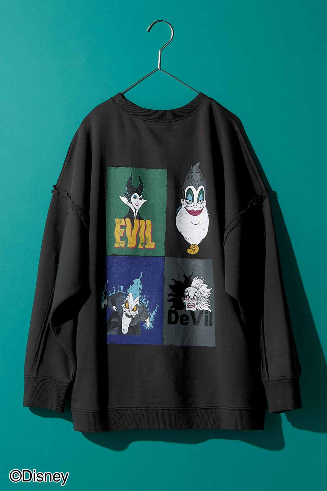 MEDE19F|MEDE19F 【Disney】 古着屋でみつけたような スウェットトップス/ヴィランズ|Back