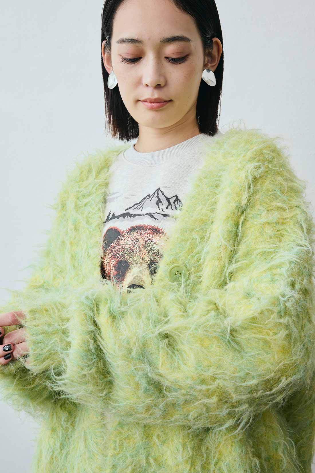 MEDE19F|MEDE19F ドギーヘアーカーディガン|※商品の色は、イメージ画像やモデルの着用画像ではなく、 商品写真の色を参考にしてください