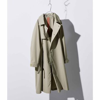 MEDE19F | MEDE19F　ミノテック（R）素材 オーバートレンチコート〈グレージュ〉