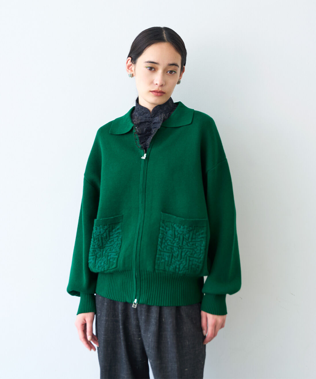 MEDE19F|MEDE19F　コットンブレンドニットジャケット