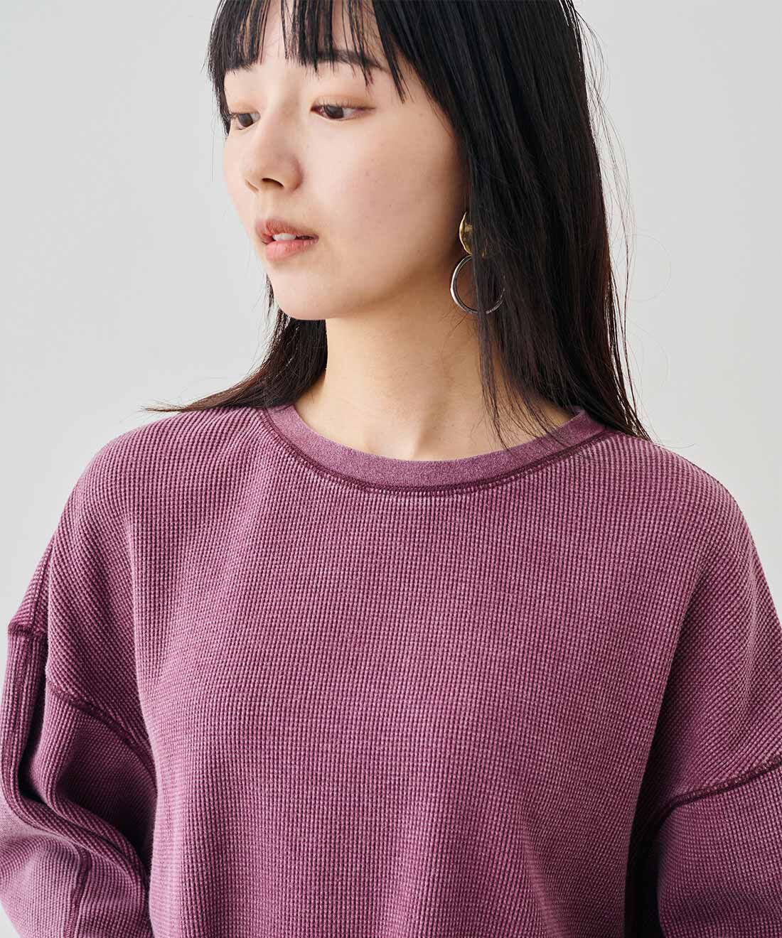 MEDE19F|MEDE19F　ケミカル加工をほどこしたワッフルトップスの会