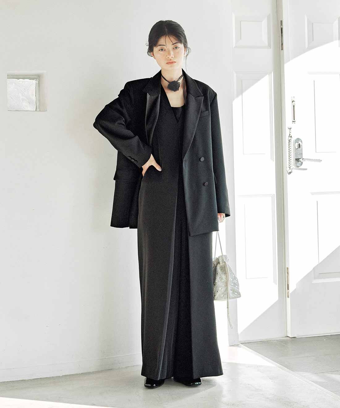 MEDE19F|タックデザインオールインワン〈ＢＫ〉ＭＤ１９のコーディネート