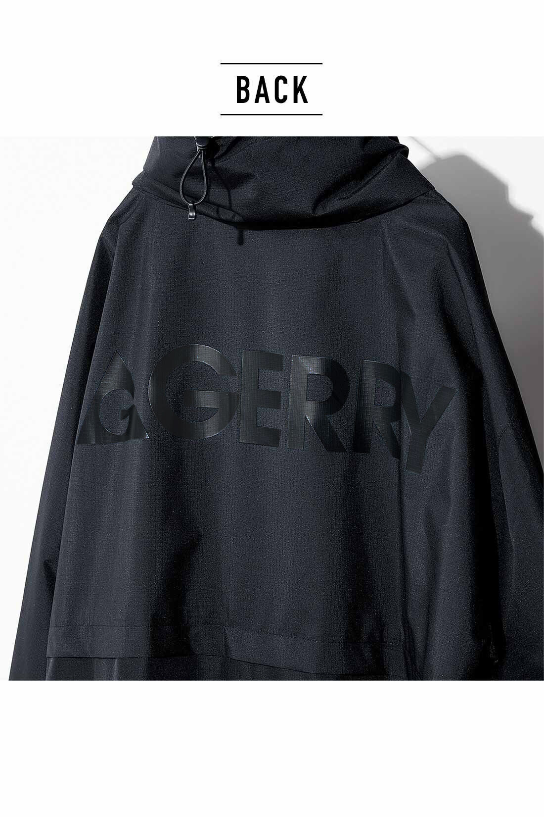 MEDE19F|GERRY（R） for MEDE19F　2レイヤー素材のミリタリーコート〈ブラック〉