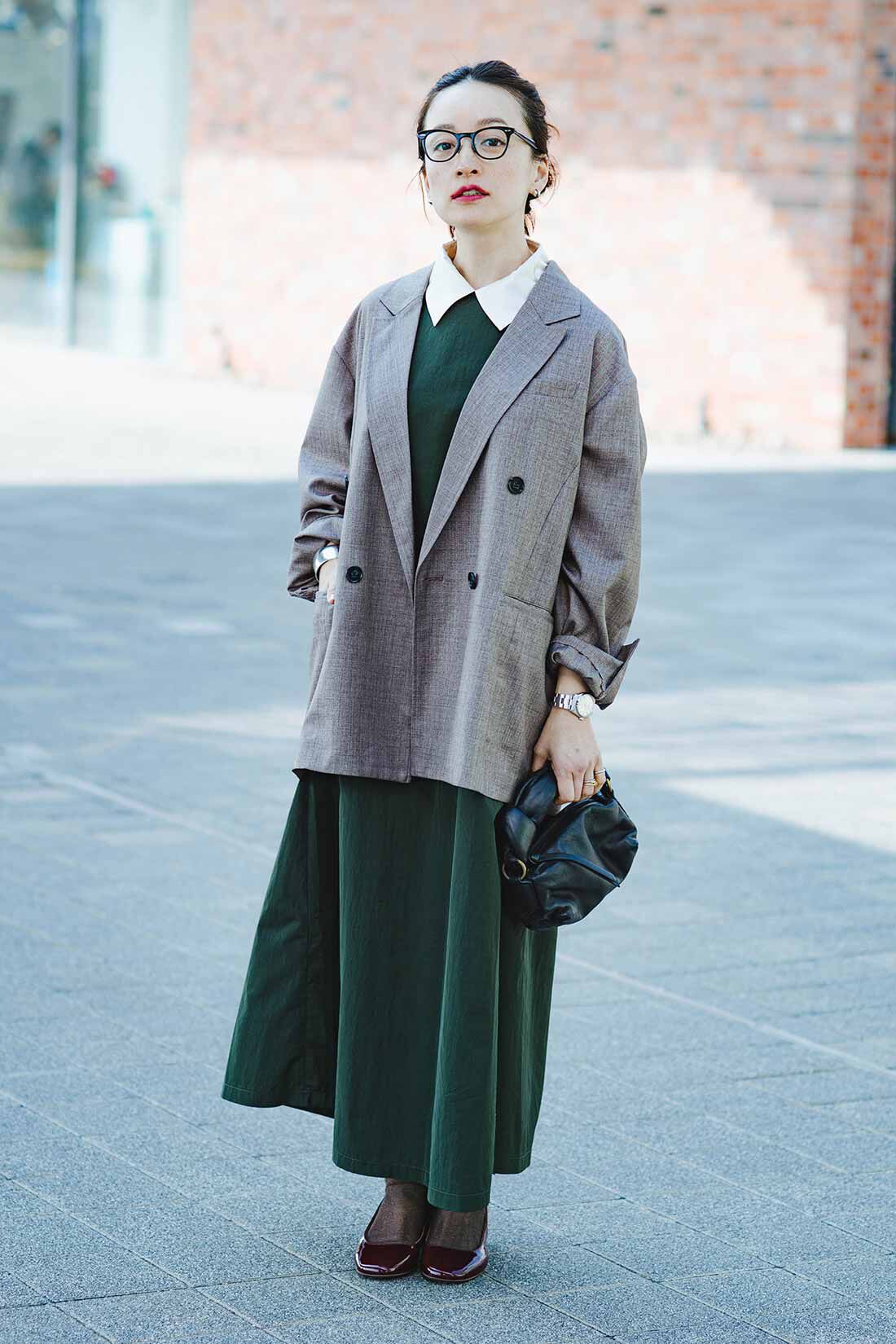 MEDE19F|MEDE19F　高山都さんコラボ 衿付き撥水加工ワンピース