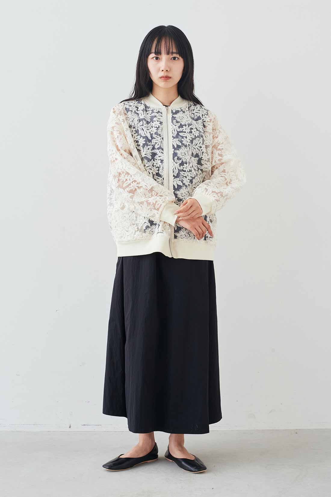 MEDE19F|MEDE19F　高山都さんコラボ 衿付き撥水加工ワンピース|モデル身長：163cm　着用サイズ：M