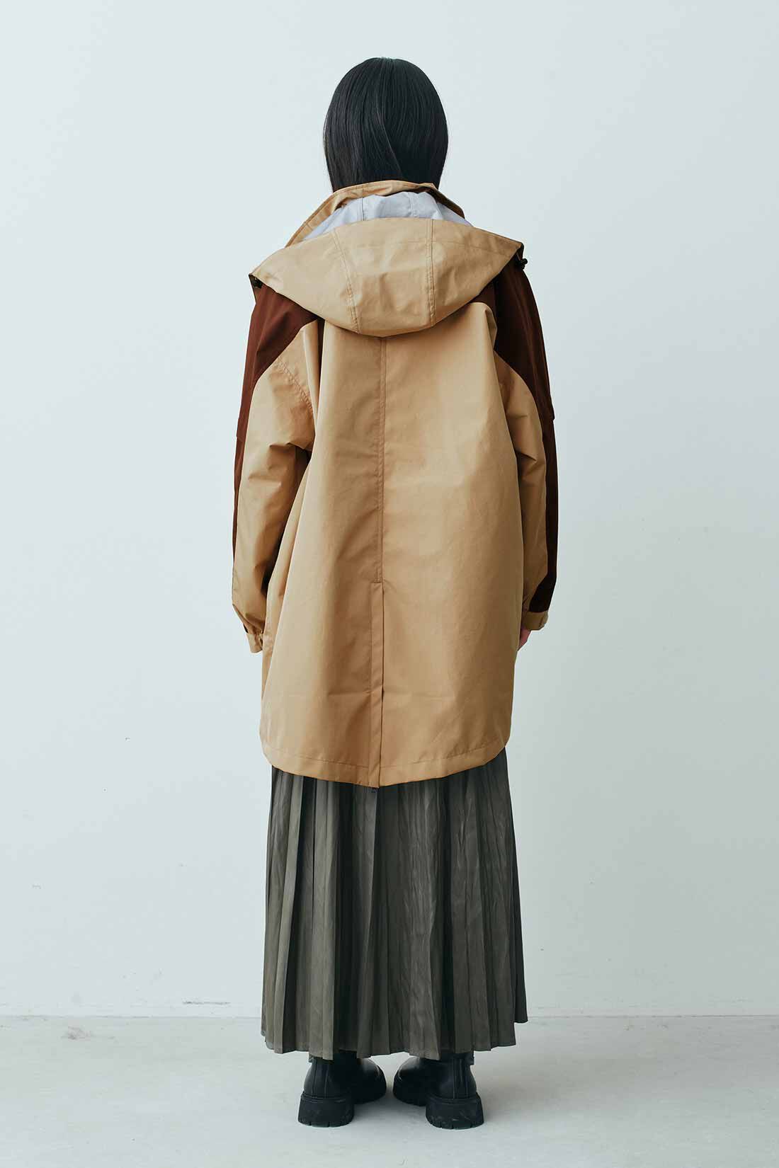 MEDE19F|GERRY（Ｒ） for MEDE19F　高山都さんコラボ ライナー付きマウンテンコート|モデル身長：163cm　着用サイズ：M