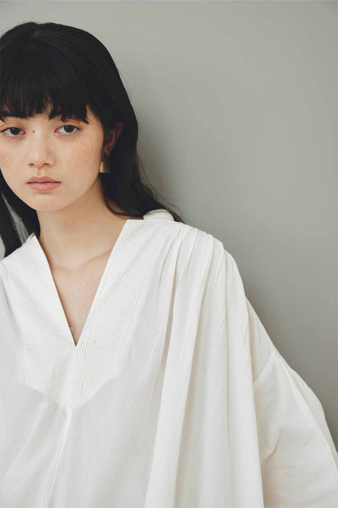 MEDE19F|MEDE19F　〈MADE IN INDIA COLLECTION〉エンブロイダリーコットンワンピース|オフホワイト