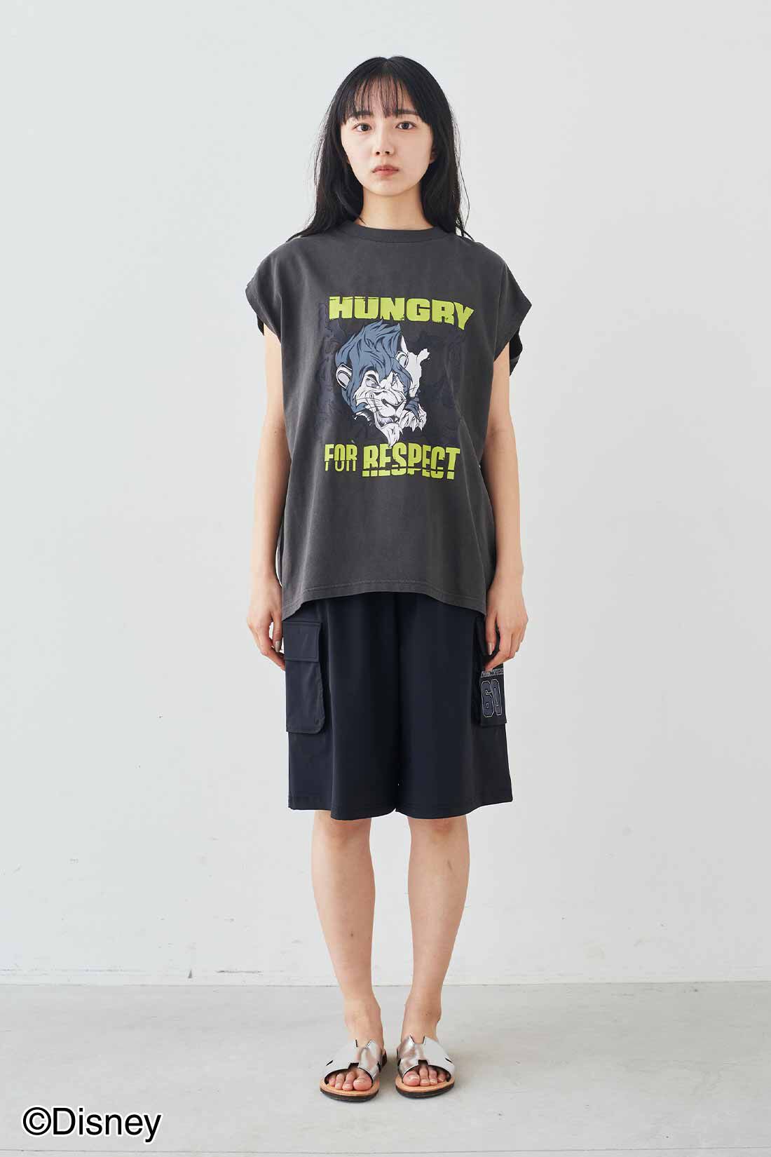 MEDE19F|MEDE19F　【Disney】古着屋でみつけたようなノースリーブTシャツの会〈ヴィランズ〉|モデル身長：163cm　着用サイズ：M