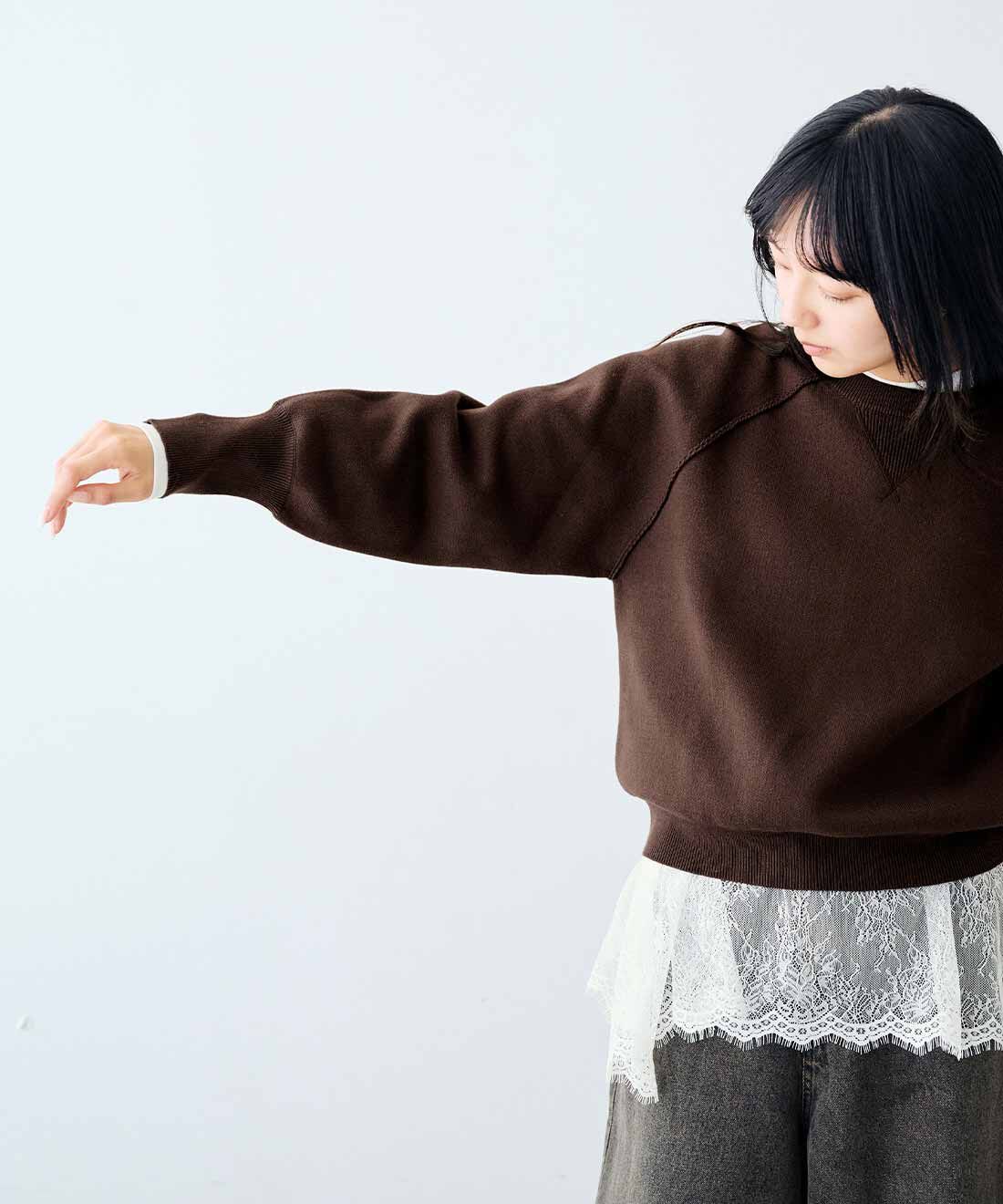 MEDE19F|MEDE19F スウェットライクニットの会