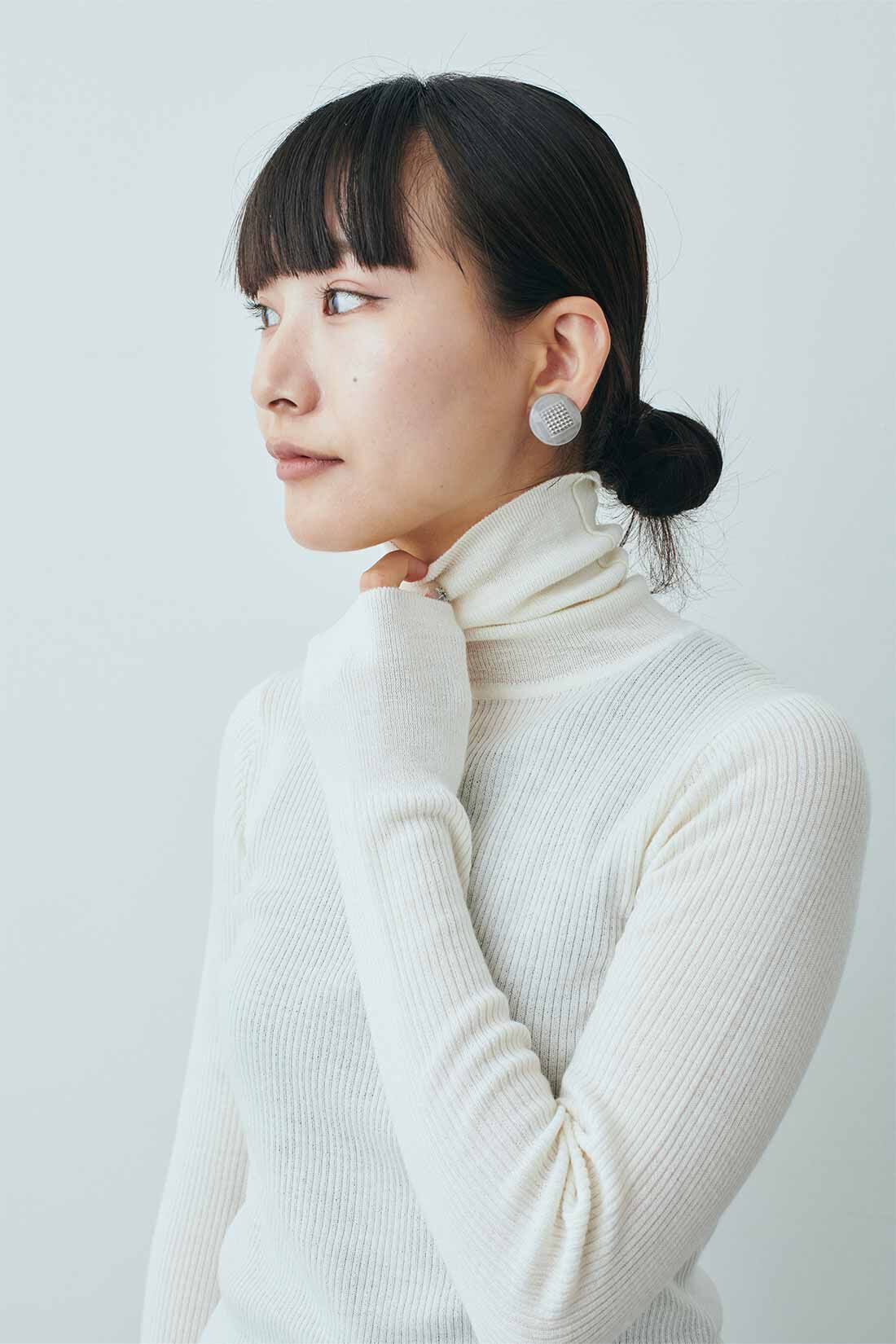 MEDE19F|MEDE19F 高山都さんコラボ ウールカシミヤタートルニットスキントップス