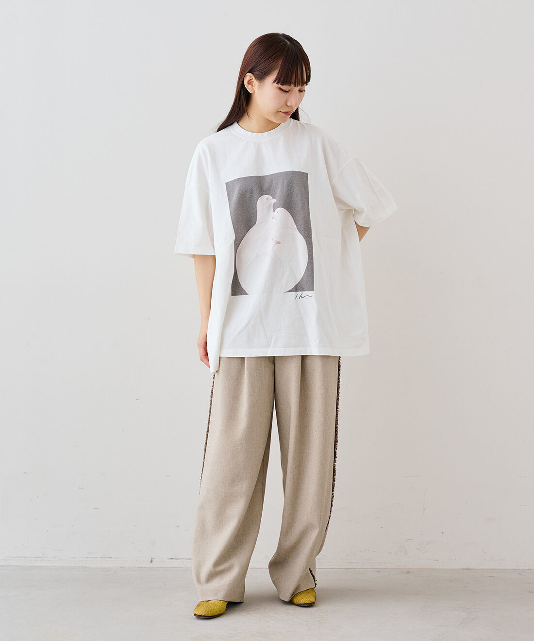 MEDE19F|LEE IZUMIDA&times;MEDE19F　Tシャツ〈ホワイト〉のコーディネート