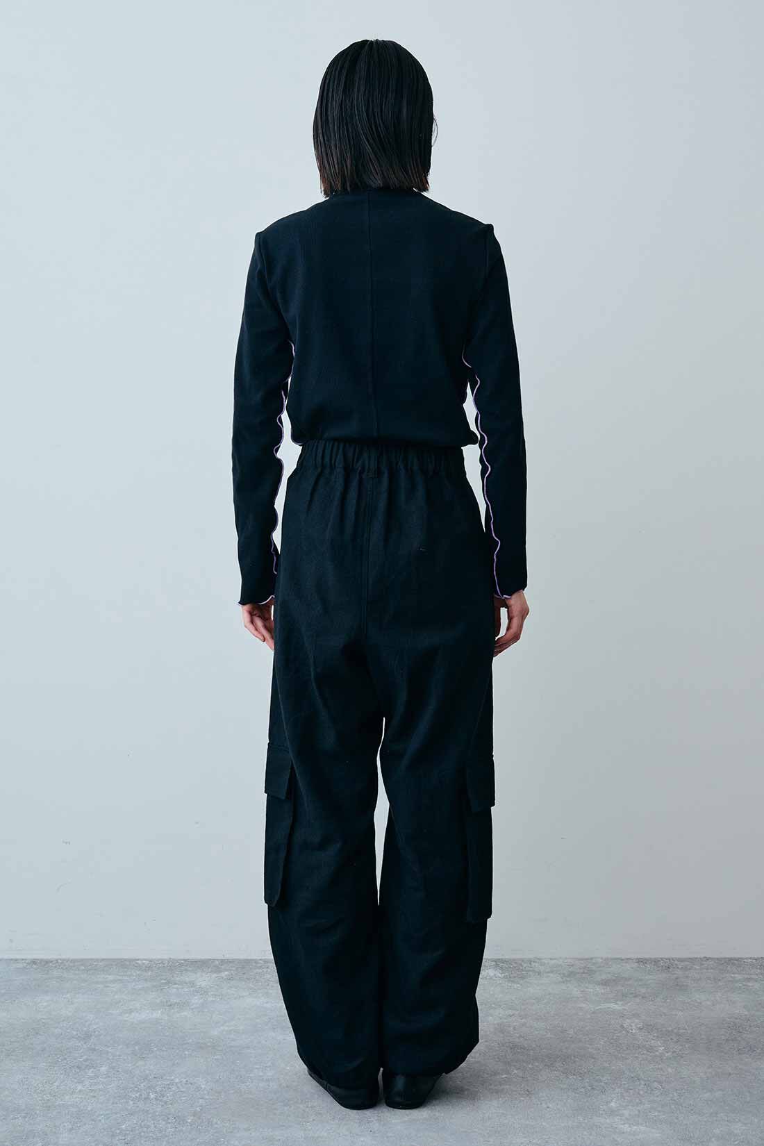 MEDE19F|MEDE19F　吸湿発熱コットン ハイネックトップスの会|モデル身長：167cm　着用サイズ：M