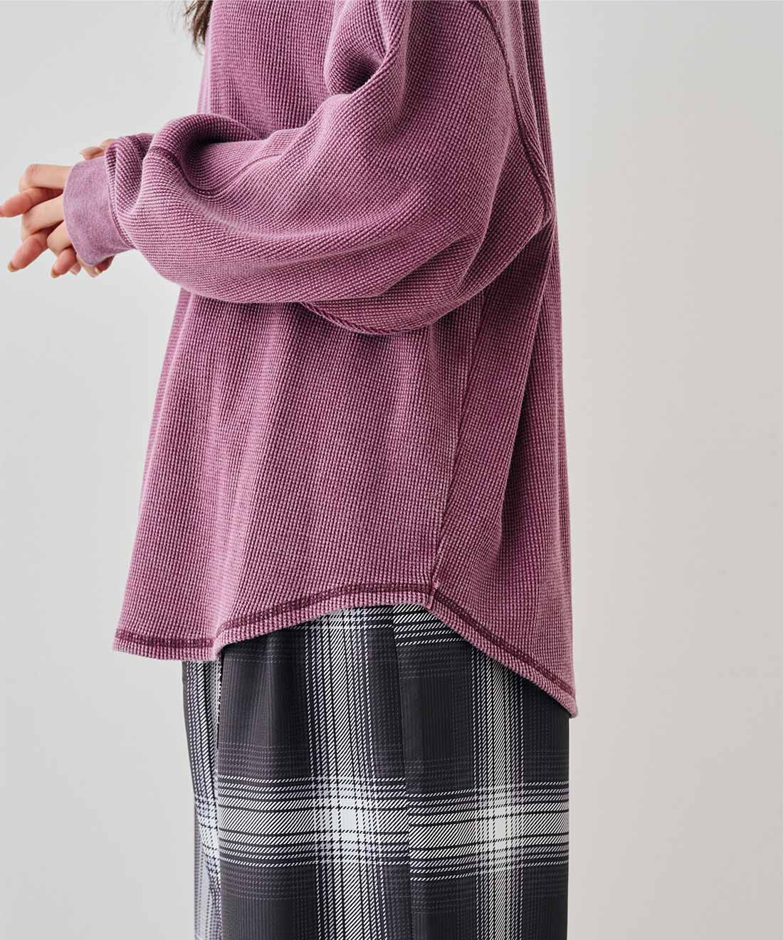 MEDE19F|MEDE19F　ケミカル加工をほどこしたワッフルトップスの会