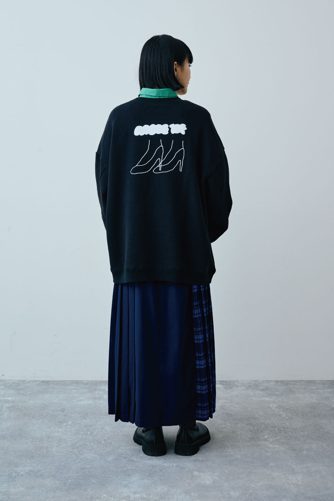 MEDE19F|ART meets MEDE19F　ワイドスウェット〈Sayuri Nishikubo〉