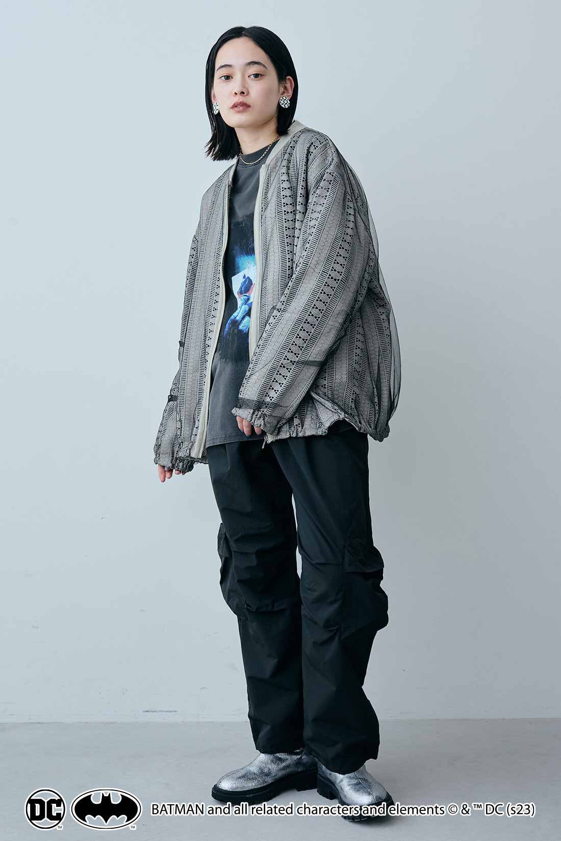 MEDE19F|MEDE19F　CINEMA for MEDE19F 大人が着られるシネマTシャツ〈The Dark Knight〉|モデル身長：167cm　着用サイズ：M