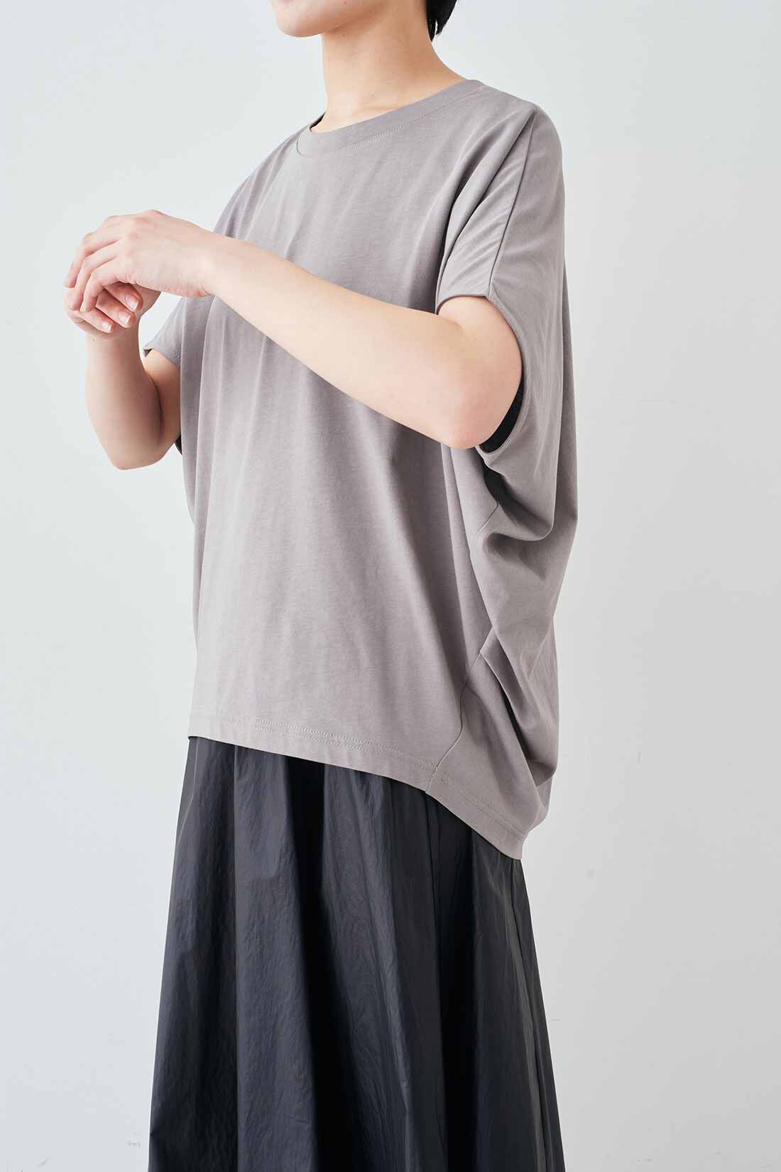 MEDE19F|MEDE19F　接触冷感ドルマンスリーブカットソートップスの会