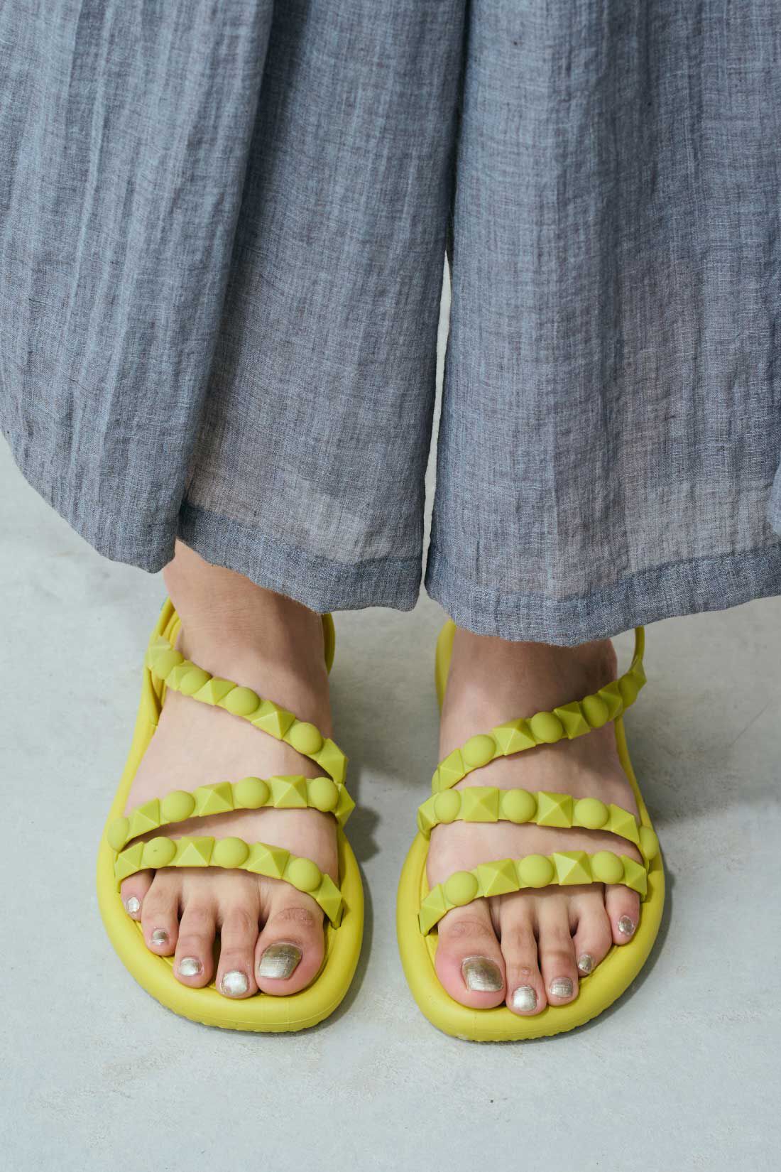 MEDE19F|【MEDE19F SELECT】Ipanema　MEU SOL FLATFORM〈YELLOW〉