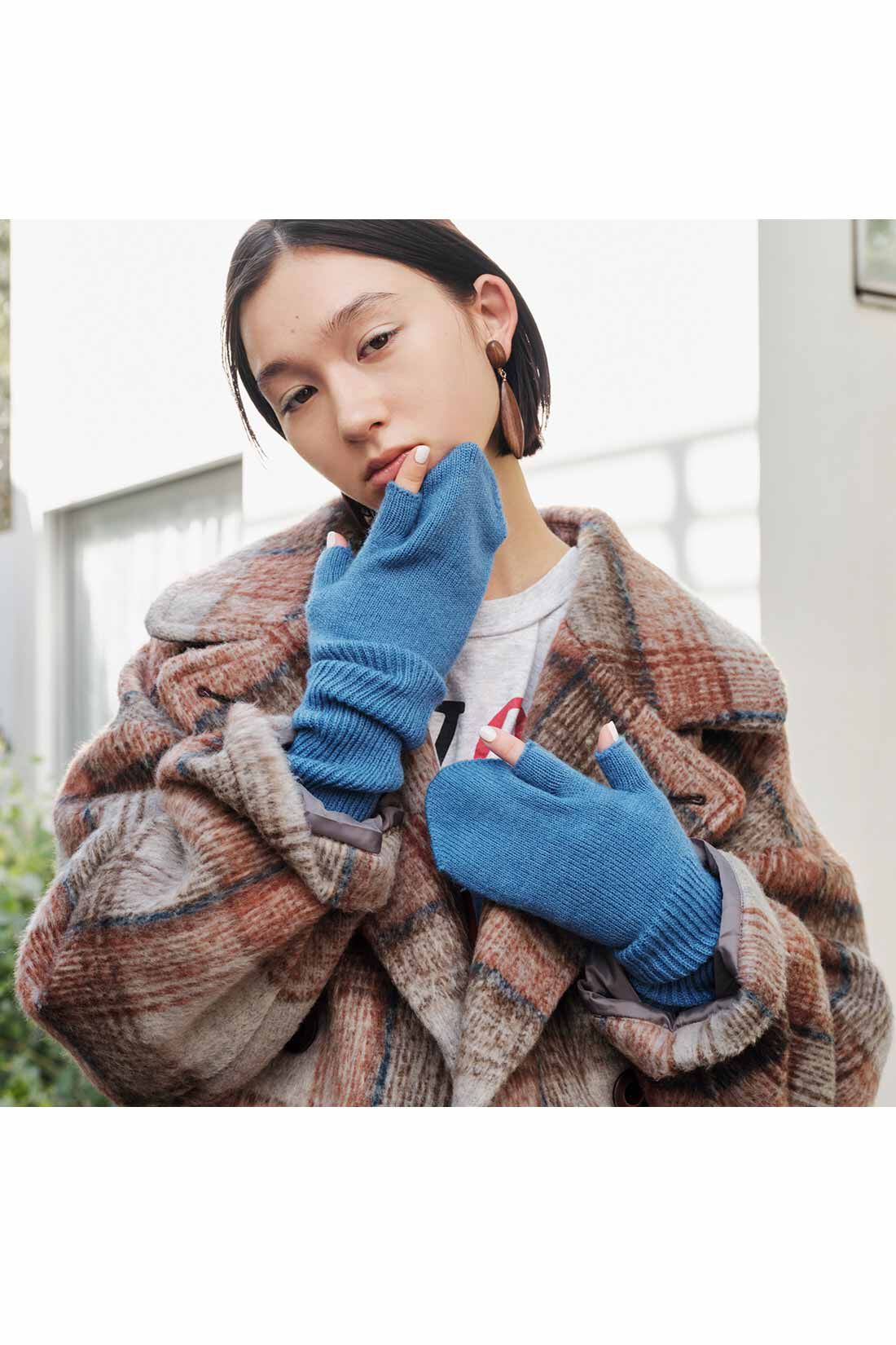 MEDE19F|MEDE19F シャギーチェックのオーバーサイズPコート〈ベージュ〉