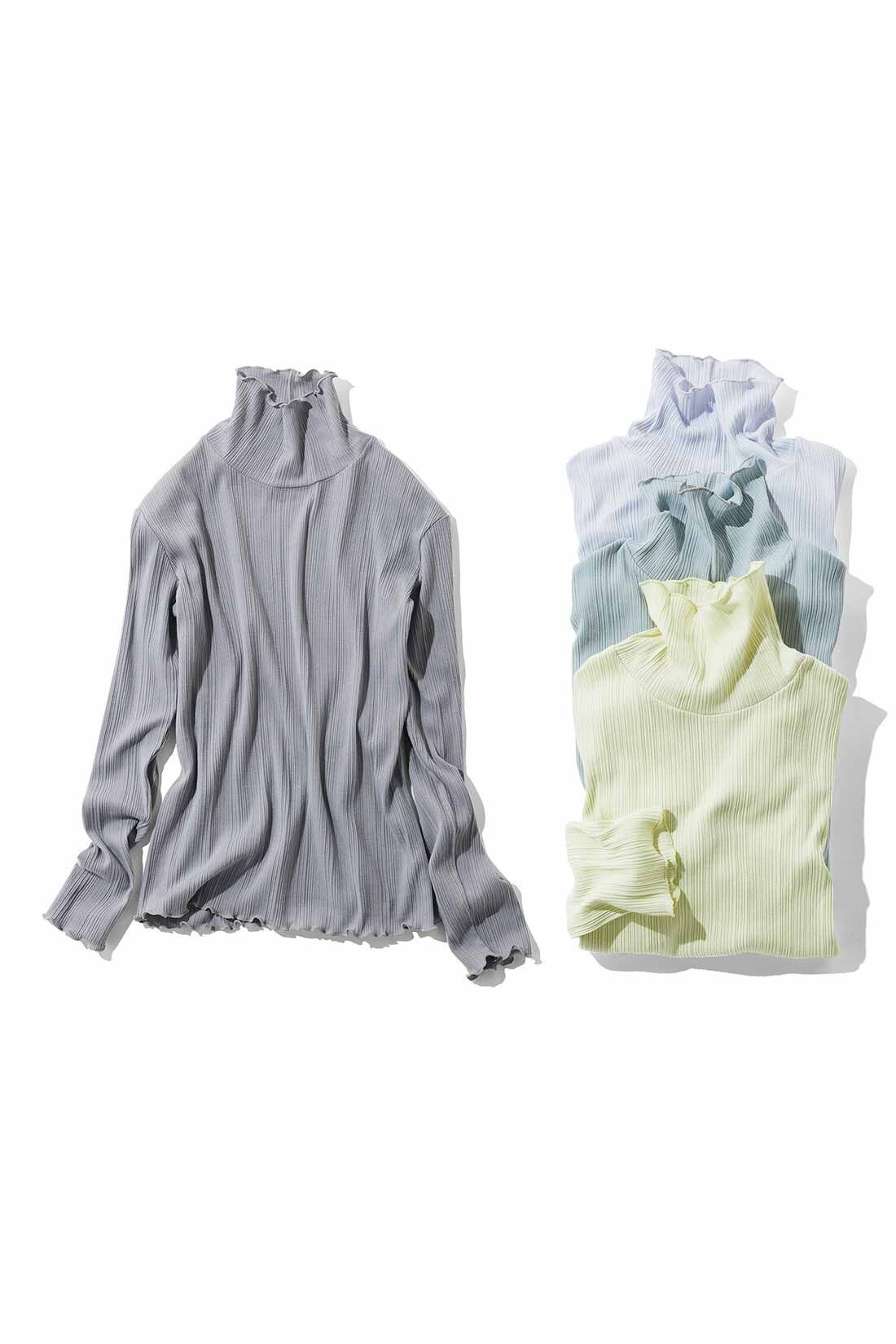 MEDE19F|MEDE19F　コットンリブハイネックトップスの会