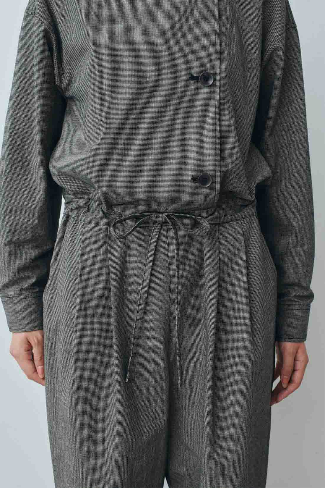 MEDE19F|MEDE19F　千鳥格子のオールインワン〈ブラック〉