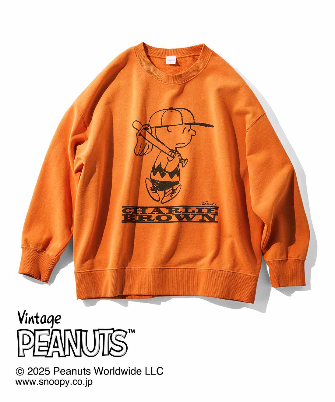 MEDE19F|MEDE19F　PEANUTS 古着屋でみつけたようなスウェット