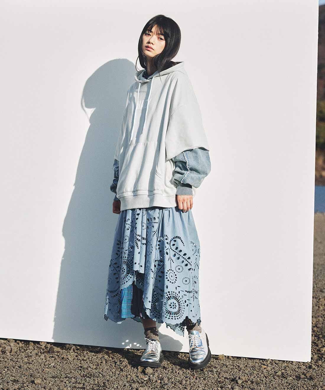 MEDE19F|エンブロイダリーワンピース〈ＢＬ〉ＭＤ１９のコーディネート