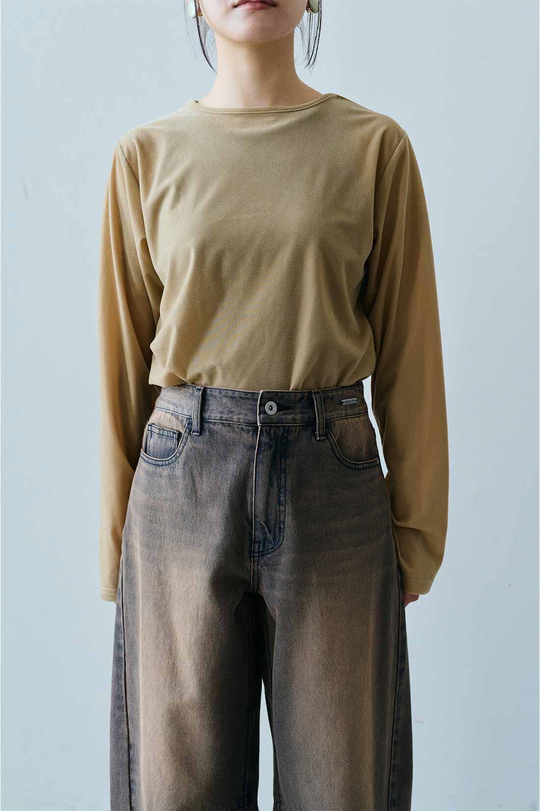 MEDE19F|MEDE19F　アシメトリーヘム シアーベロアトップスの会