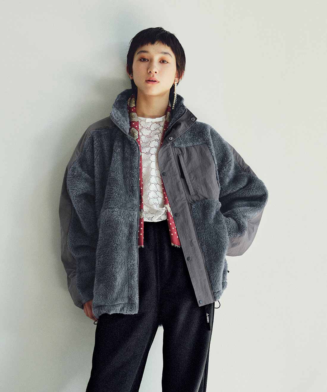 MEDE19F|MEDE19F　GERRY（R） for MEDE19F フリースボンディングボアジャケット〈グレー〉