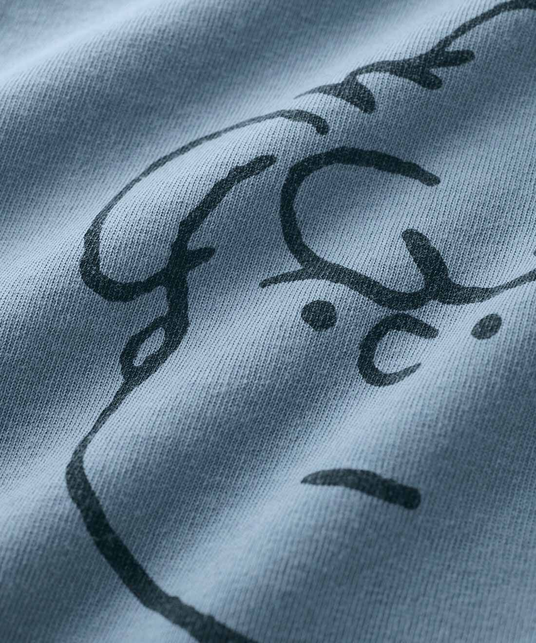 MEDE19F|MEDE19F PEANUTS 古着のようなプリントTシャツ|古着のように肌なじみよく、やわらかな綿素材をセレクト。