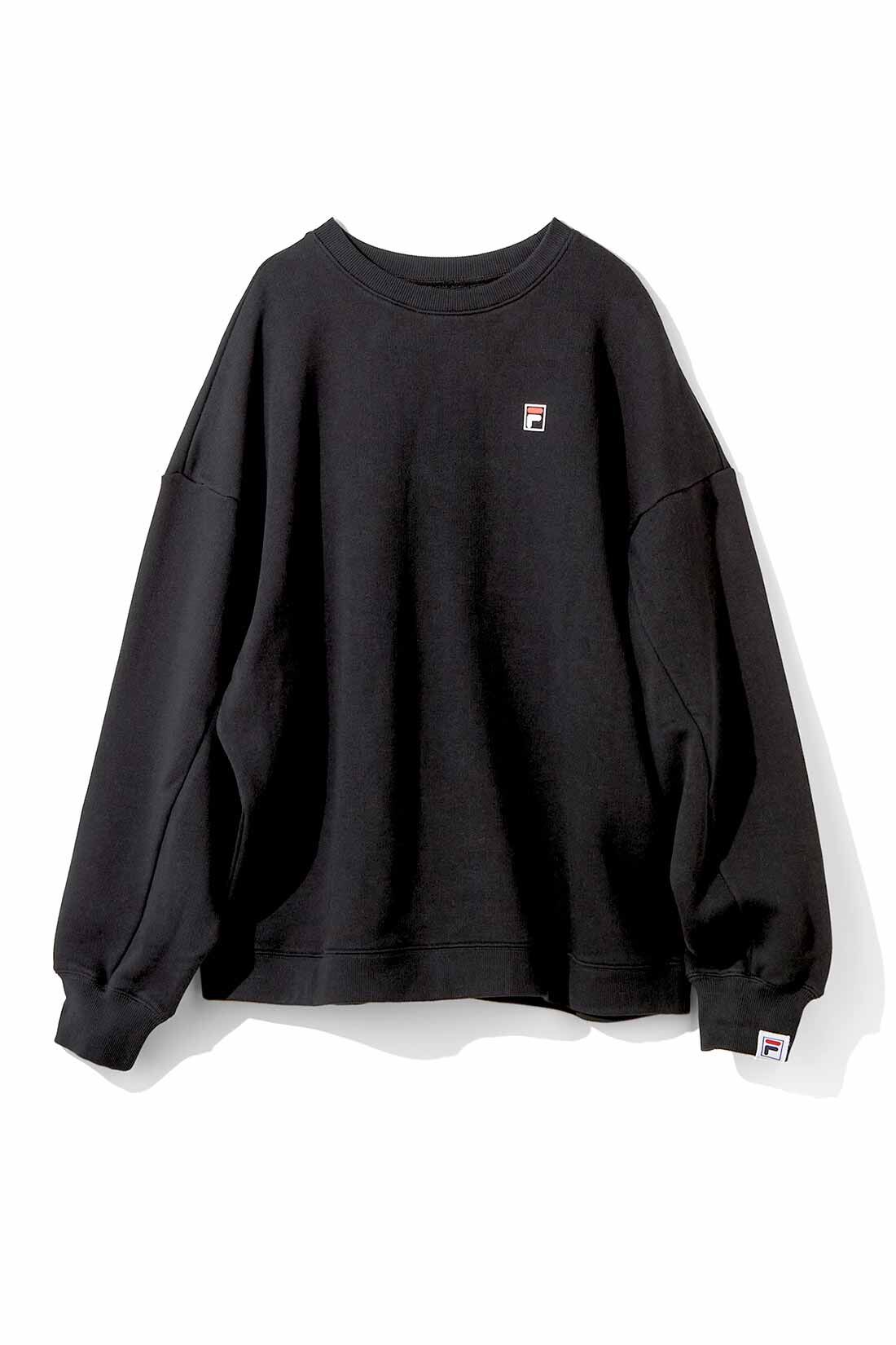 MEDE19F|MEDE19F　FILA for MEDE19F 大人も着られる プリントロゴスウェット|ブラック