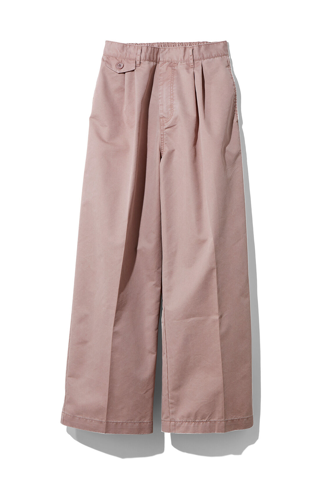 MEDE19F|MEDE19F　スモーキーピンクのワイドスラックス〈ピンク〉