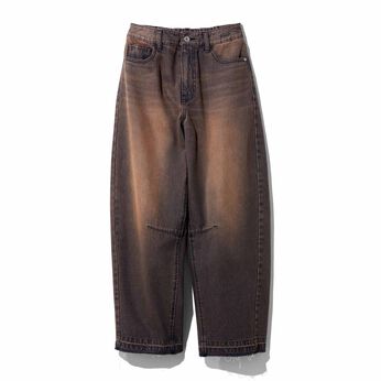 MEDE19F | MEDE19F オーバーダイバルーンデニム〈ブラウン〉