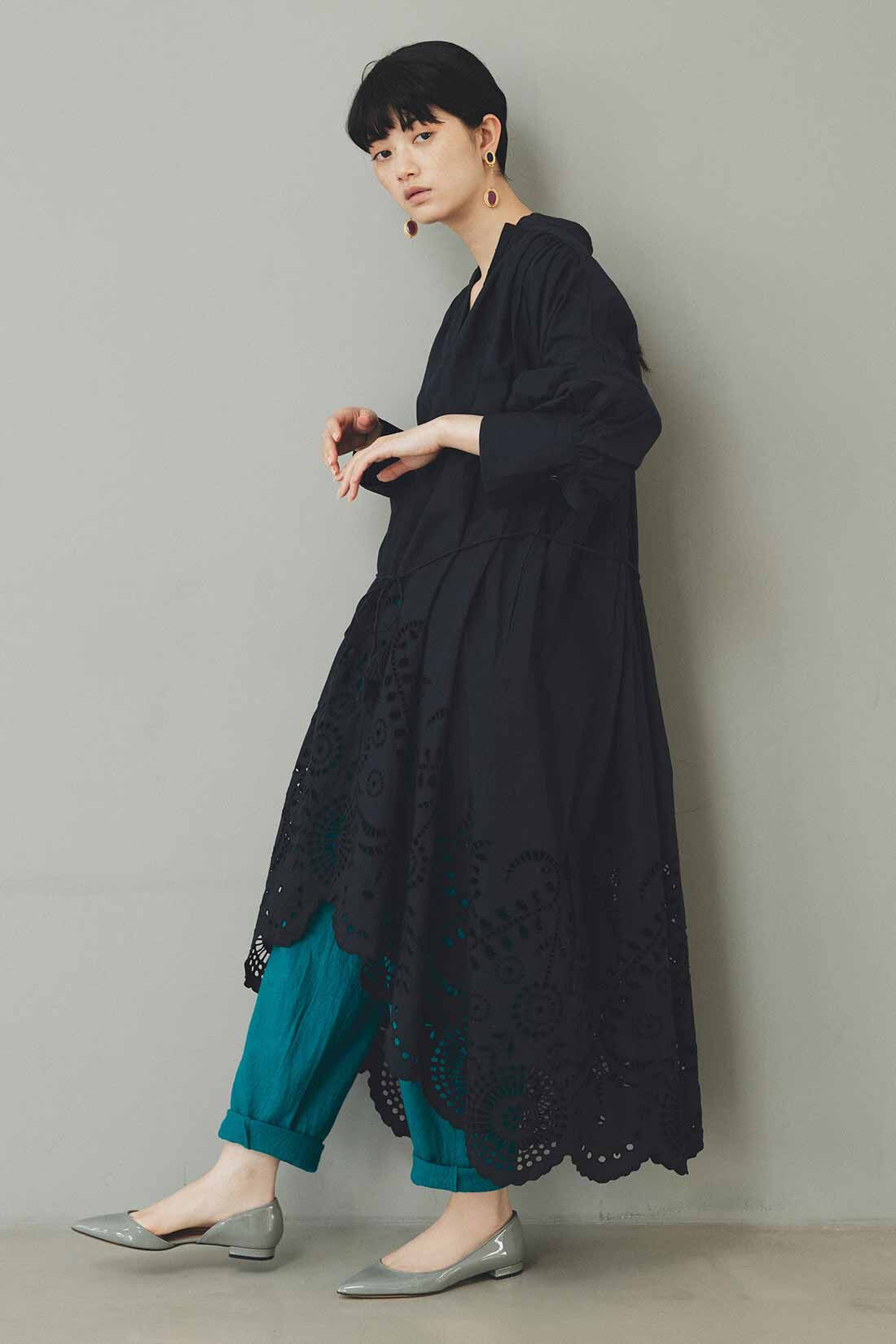 MEDE19F|MEDE19F　〈MADE IN INDIA COLLECTION〉エンブロイダリーコットンワンピース