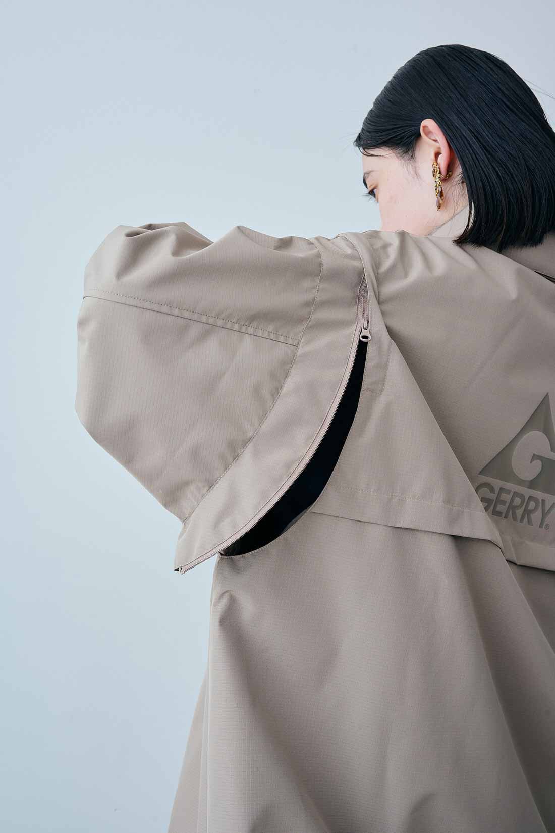MEDE19F|MEDE19F　GERRY（R） for MEDE19F ベストにもなる撥水ミリタリーブルゾン〈グレージュ〉