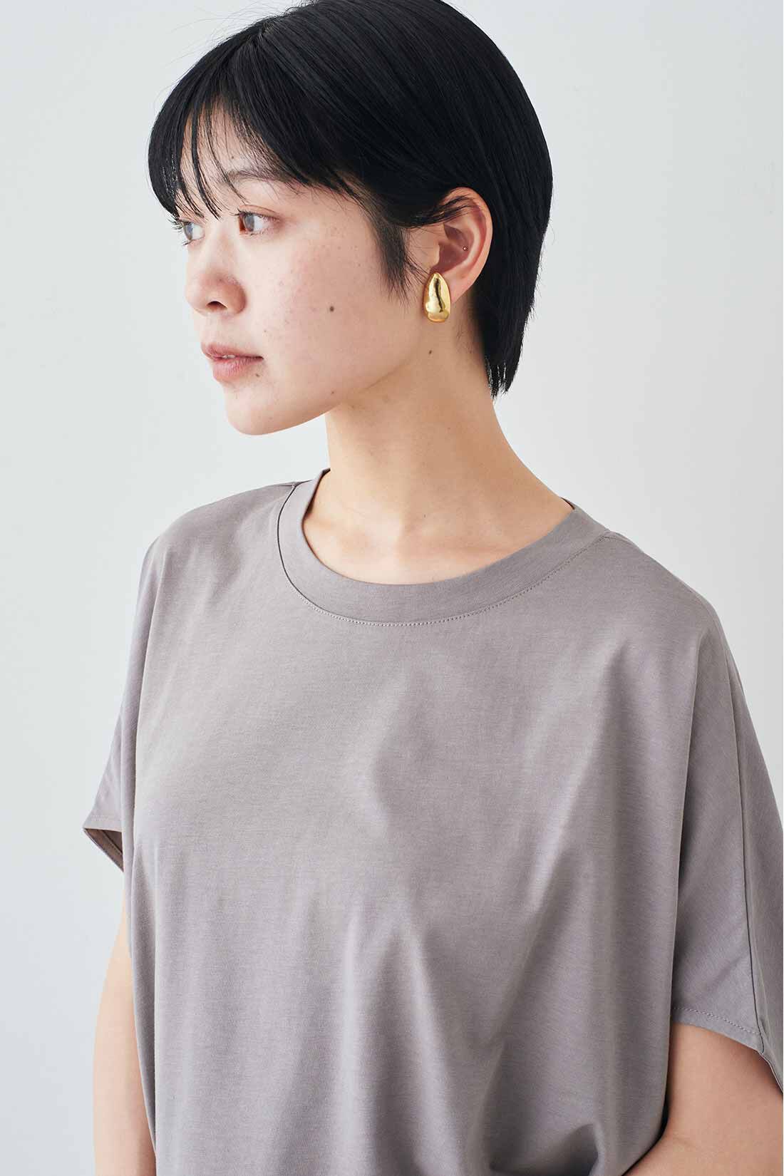 MEDE19F|MEDE19F　接触冷感ドルマンスリーブカットソートップスの会