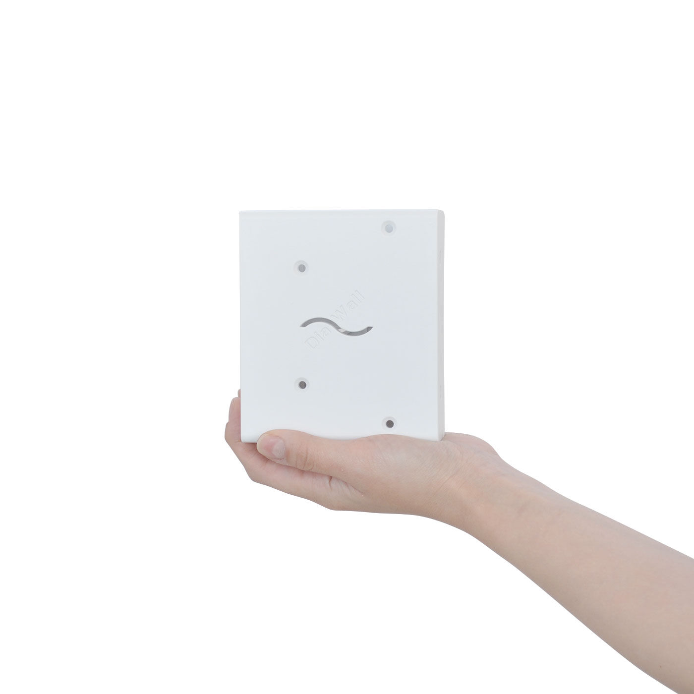 フェリシモ女子DIY部ダイレクト便|ディアウォール専用　２×４材用中間ジョイントパーツ　ダークブラウン|サイズ感（写真はホワイトです）