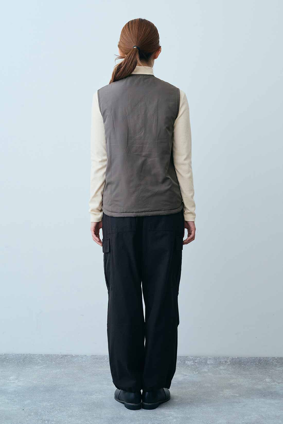 THREE FIFTY STANDARD|あったか両面起毛タートルＴＦＳと微起毛カーゴパンツＢＫ　ＴＦＳのコーディネート