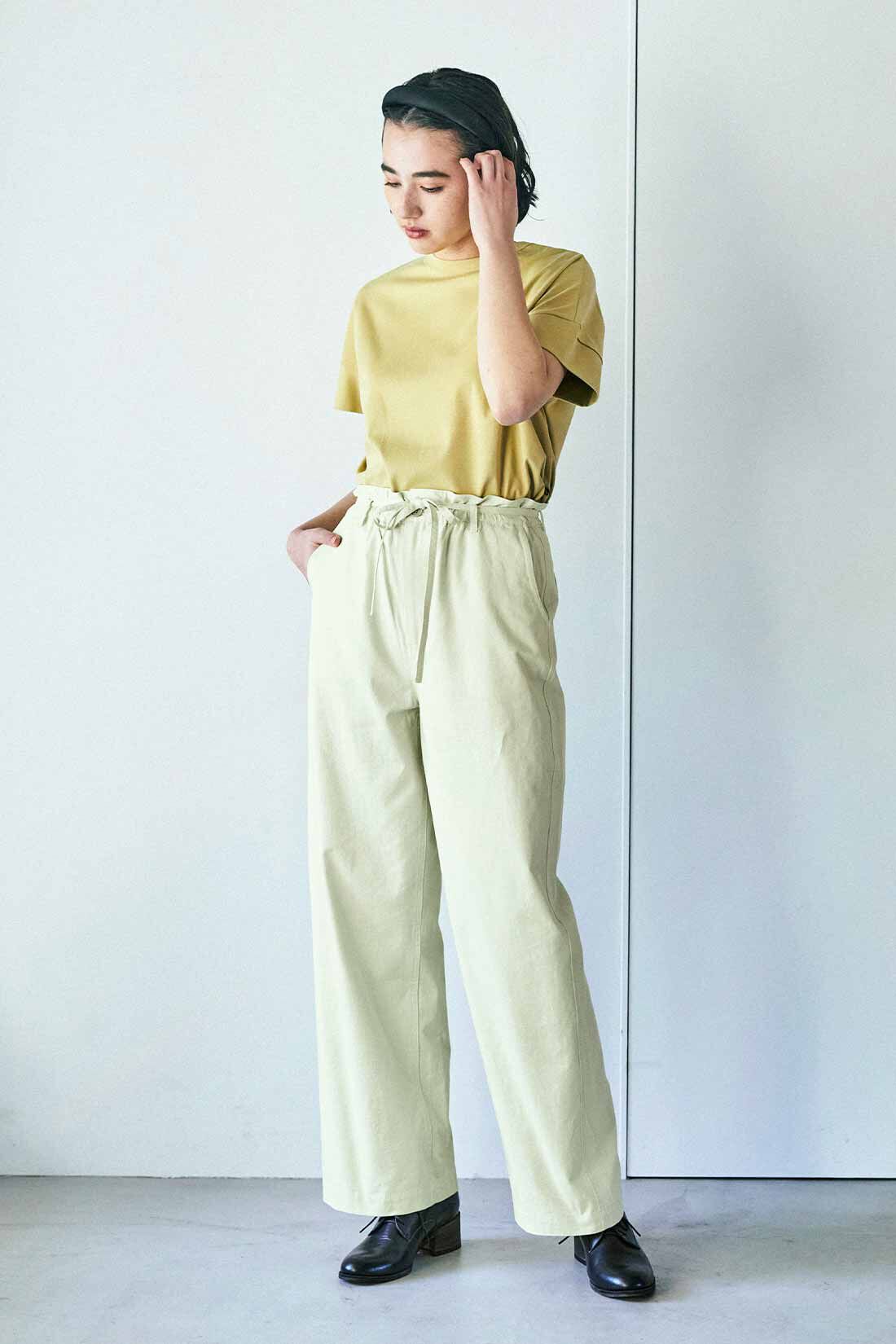 THREE FIFTY STANDARD|編集部と作ったワイドパンツＬＹＥ　ＴＦＳのコーディネート