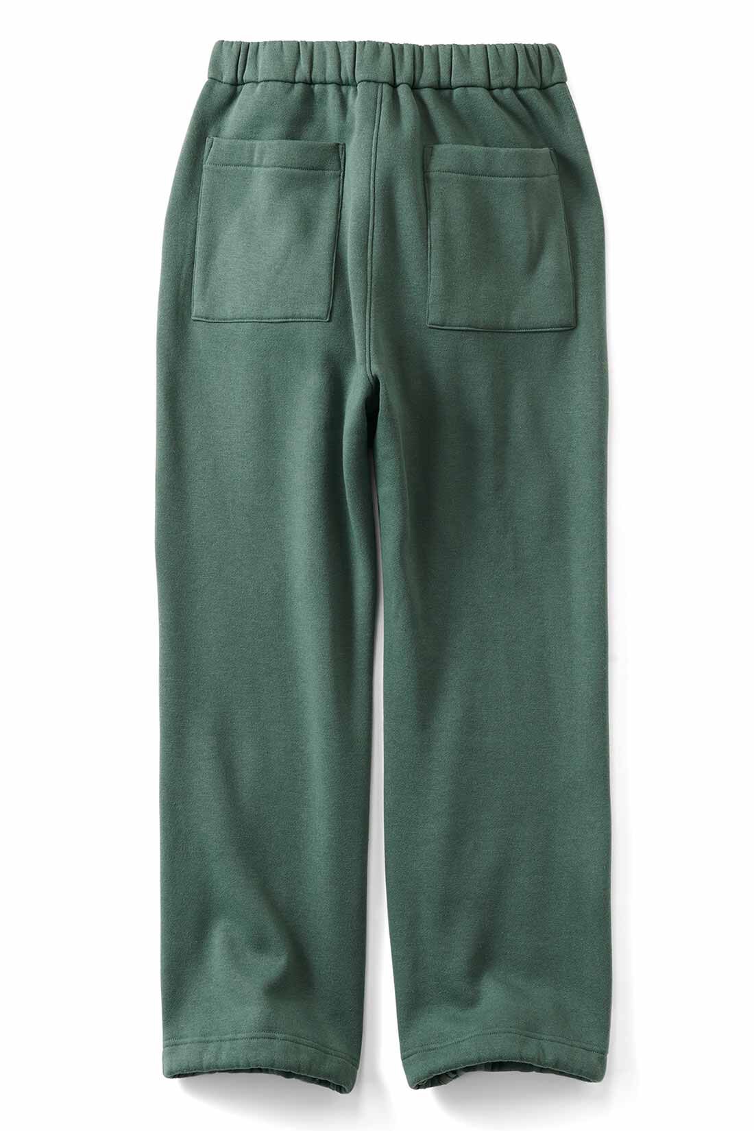 THREE FIFTY STANDARD|THREE FIFTY STANDARD　シルエットを変えられる 裏起毛カットソーパンツ〈ブラック〉|BACK　※写真はイメージです。お届けするカラーとは異なります。