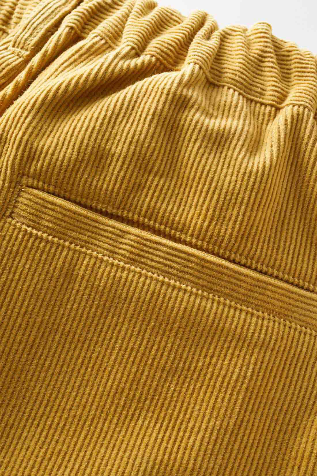 THREE FIFTY STANDARD|THREE FIFTY STANDARD コーデュロイ2タックパンツ〈マスタード〉