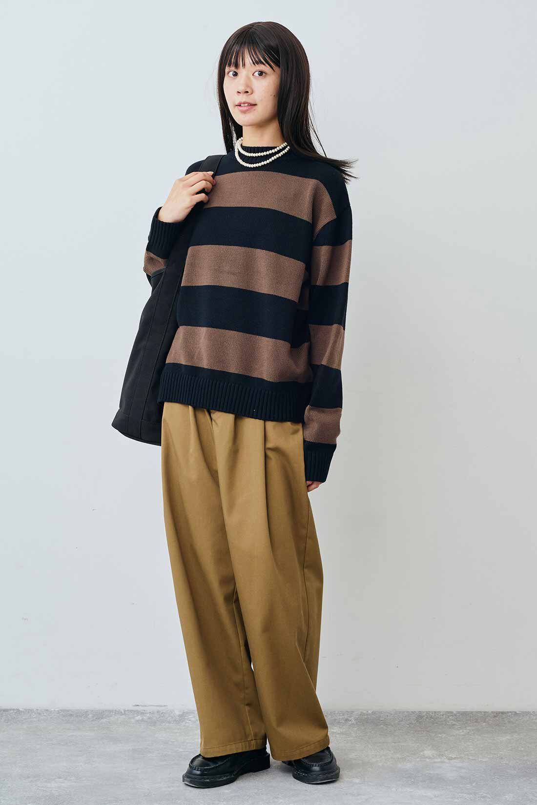 THREE FIFTY STANDARD|THREE FIFTY STANDARD 桜の木から削り出したウッドパールロングネックレス